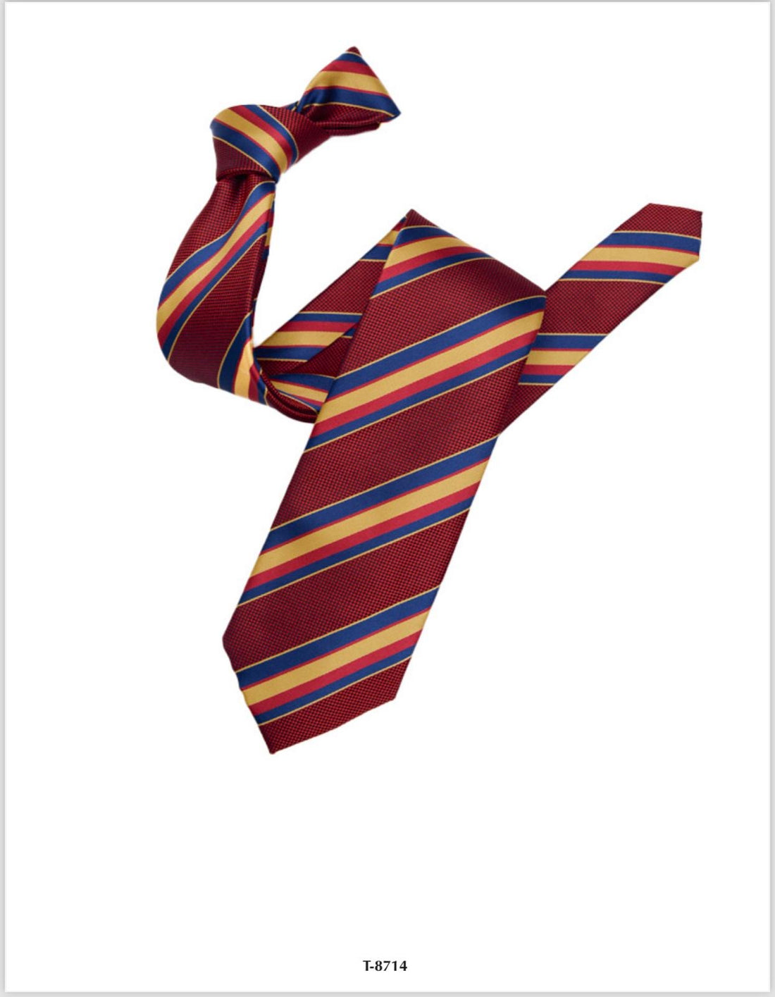 Striped Silk Repp Tie