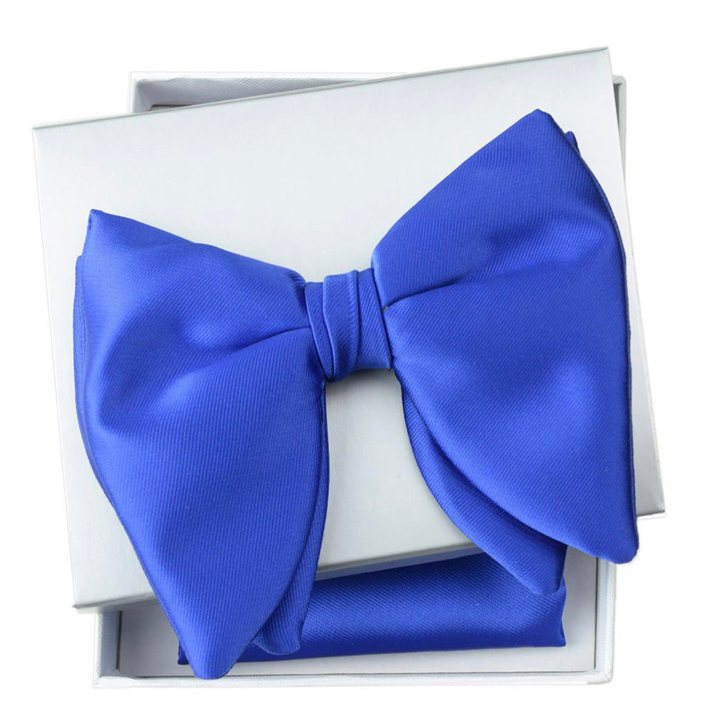 Connaisseur - Royal satin Butterfly Bow Tie with pocket square