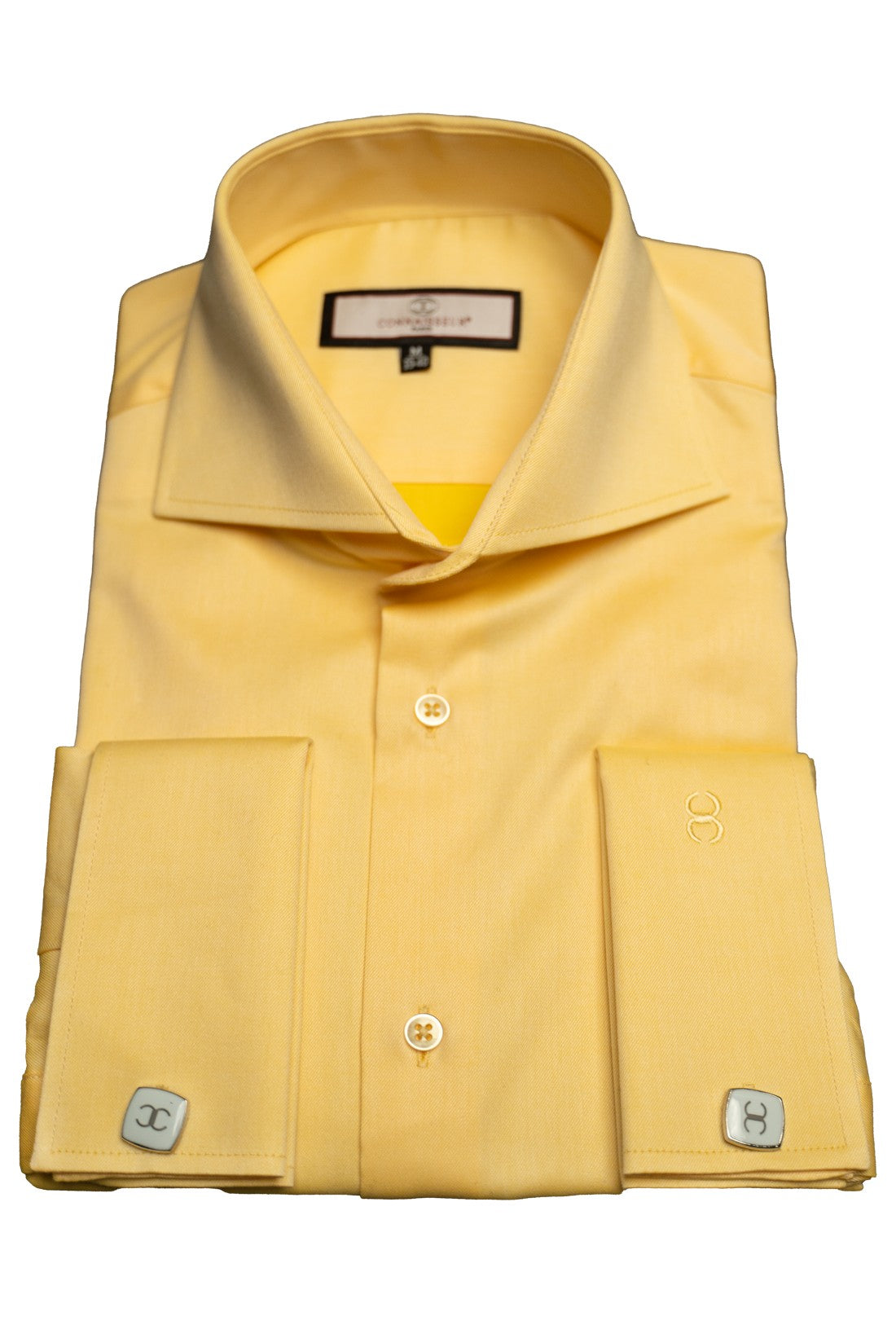 Yellow Slim Fit Dress Shirt