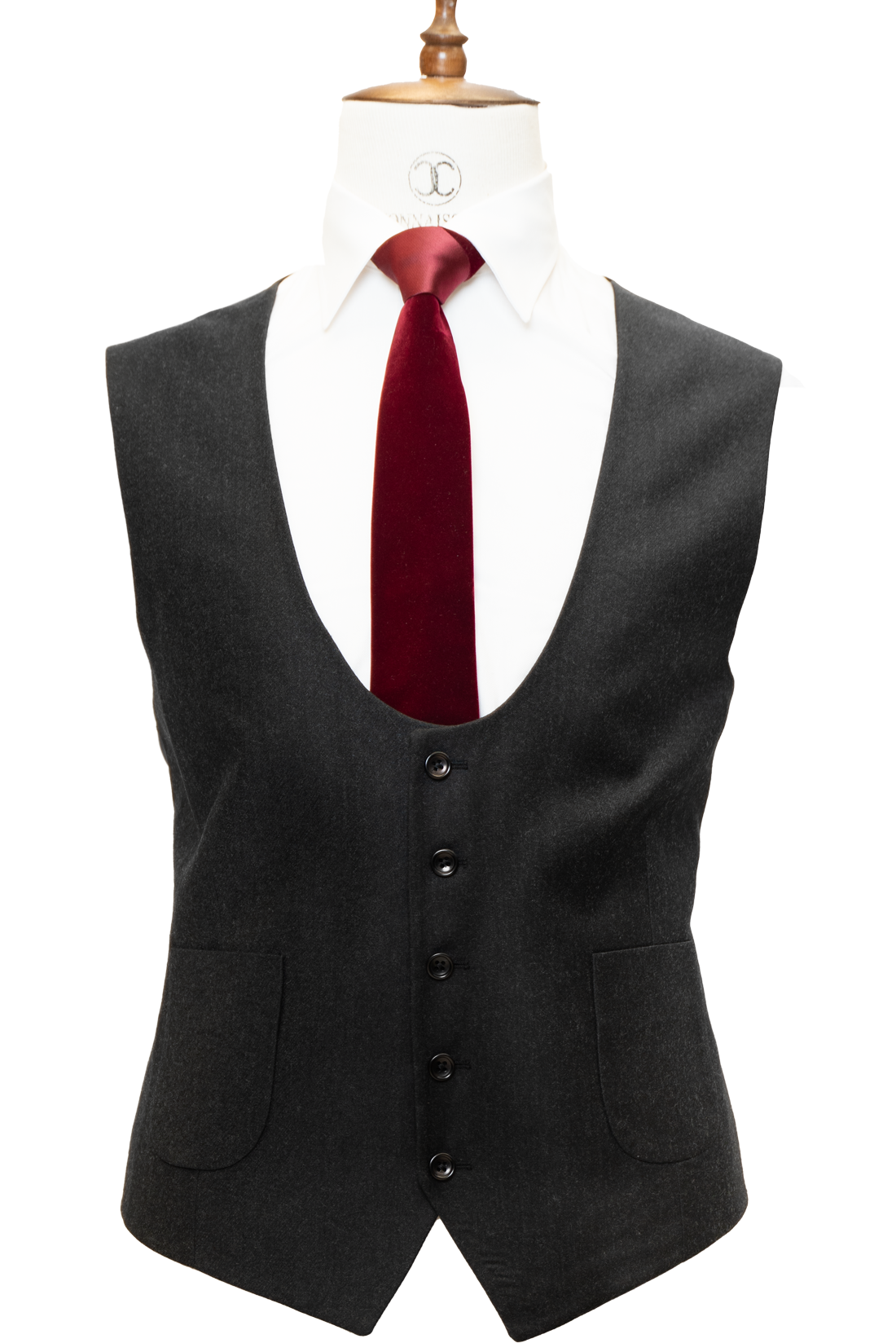 Zignone - Black Cashmere 3-Piece Fit Slim Fit Suit with Patch Pockets